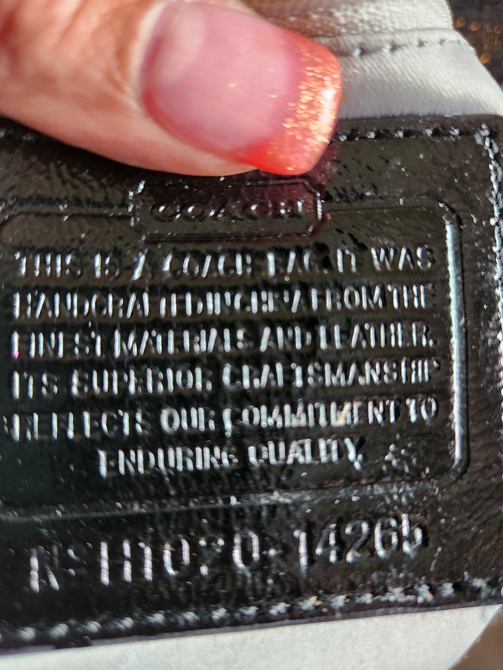 Coach Alex Patent Leather Tote Bag - Picture 10 of 16